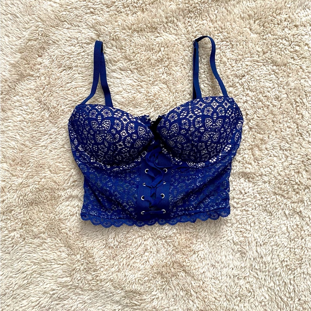 Victoria’s Secret mini zip-up “corset”